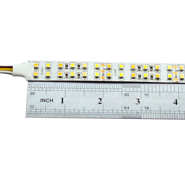 Double Row DC24V 3528SMD 1200LEDs CCT Flexible LED Light - Pure White+Warm White Double Row DC24V 3528SMD 1200LEDs CCT Flexible LED Light - Pure White+Warm White
